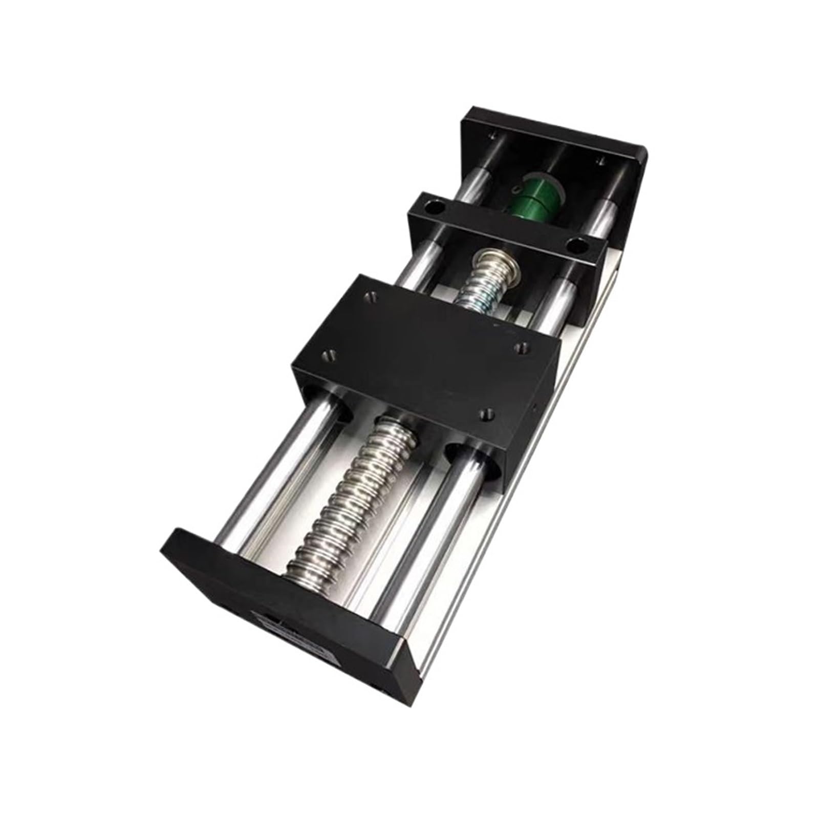 Guía deslizante lineal en miniatura Acoplamiento De Guía Lineal, Tornillo De Bola De Mesa Deslizante SFU1204, Acoplamiento De De 100-500MM, Eje Óptico Doble(200mm)
