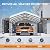 12x20 FT Metal Carport, Heavy Duty All Weather Outdoor Car Shelter with Galvanized Steel Roof, 100MPH Wind & 35PSF Snow Rating, Car Canopy for Cars, Trucks, Boats, RVs Black