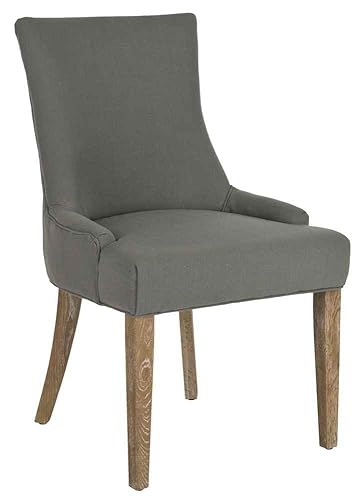 Safavieh Mercer Collection Lester Dining Chairs, Dark Granite, Set of