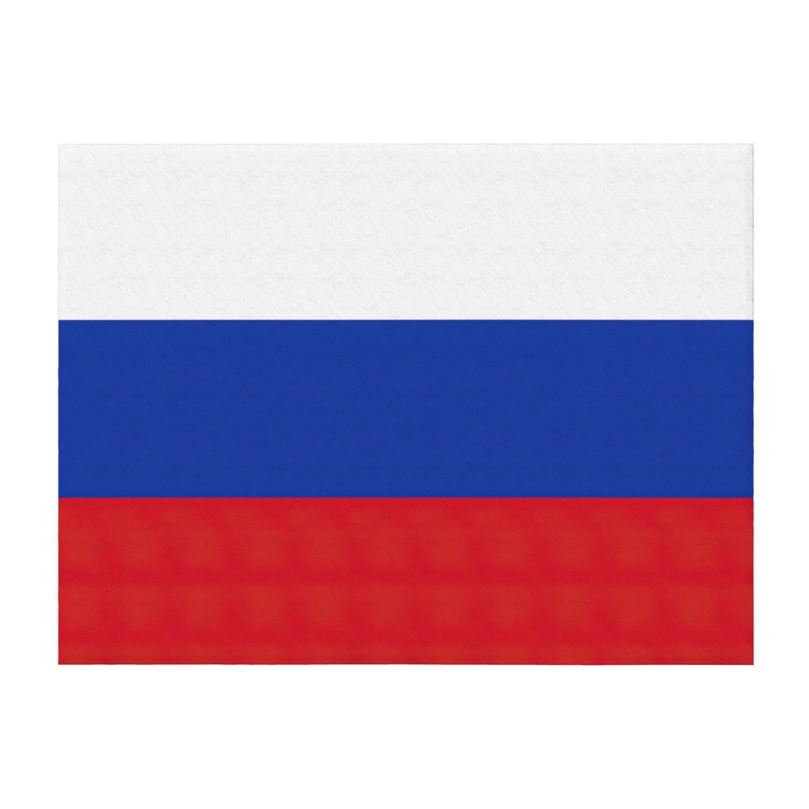 Couverture légère imprimée drapeau russe plaid toutes saisons pour lit