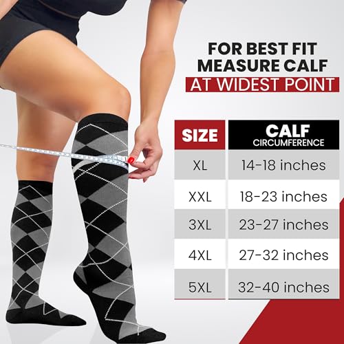 Image of BAMS Compression Socks Women & Men- Premium Bamboo Ultra Soft No-Smell 15-20 mmHg