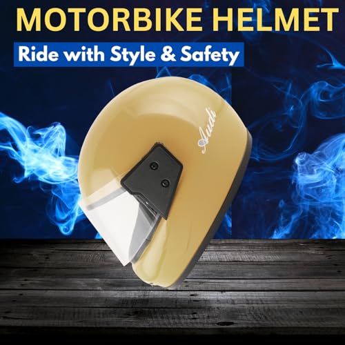 Image of Sage Square Audi Full Face Clear Visor Helmet | ISI Certified | High Standard Safety | Extra Comfort & Stylish