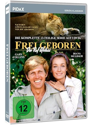 Bild: Frei geboren (Der Ruf Afrikas) Die komplette 13-teilige Serie voller Safari-Abenteuer nach den L�win Elsa B�chern von Joy Adamson [3 DVDs] f�r 24,99 EUR bei amazon.de