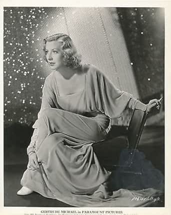 Photo Publicitaire Originale 8x10 – Gertrude Michael – Paramount 1930 – Portrait Studio