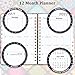 2022 Planner - Weekly Monthly Planner with Flexible Hardcover, Jan 2022 - Dec 2022, 6.4