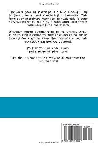 Couples therapy workbook for newlyweds: A quick guide to help you go through the first year of marri