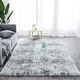 ▶ DISEÑO DE MODA: esta alfombra agregará instantáneamente moda a la decoración de cualquier habitación. Esta alfombra presenta colores de moda, así como su diseño. La fina capa viscosa de seda suave y brillante mejorada mantiene la suciedad y hace que estas alfombras se vean geniales durante años.