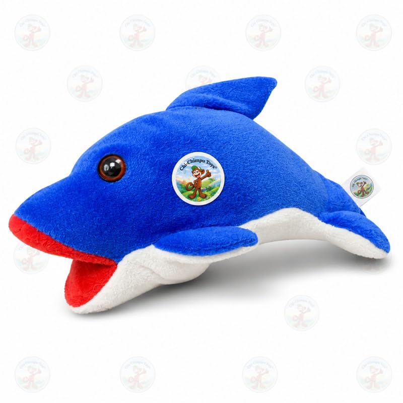 Image of Fish Puppet Soft Hand Puppet for Kids Role Play Storytelling Educational Toy