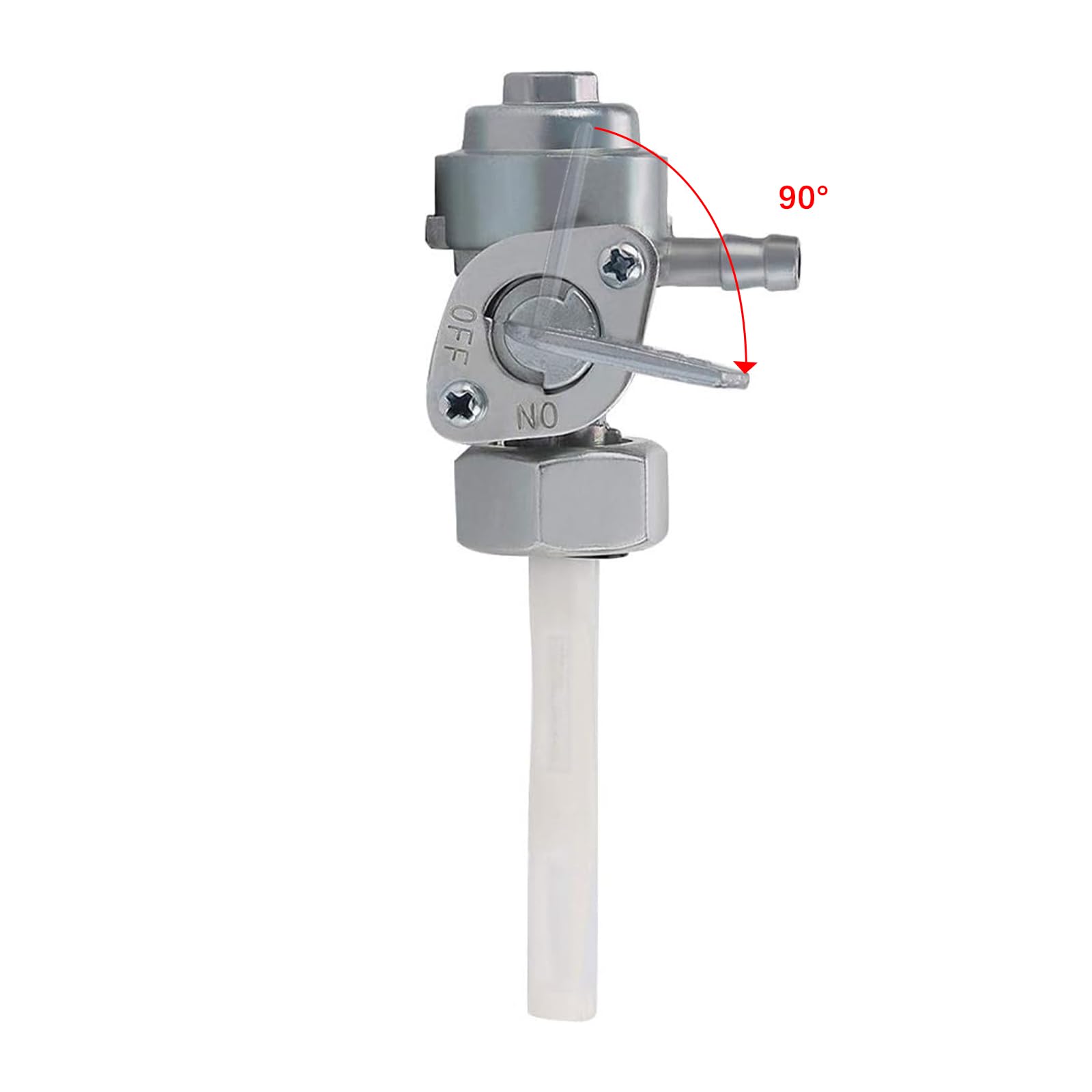 Interruttori Per Rubinetto Della Benzina, 2 Pcs Valvola Rubinetto Carburante con Coppetta, Filettatura Interna 14,5 mm, per Motore GX390 e Generatore a Benzina
