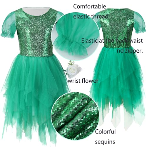 Girls' Sparkle Sequin Tulle Dress (3-12Y)3