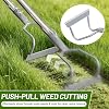 Weed Puller Tool with Long Handle, 65 Hand Weeder Remover Tool for Gardening, Heavy Duty Weeding Tool for Lawn, Yard, Patio, Garden Hoe for Weeding