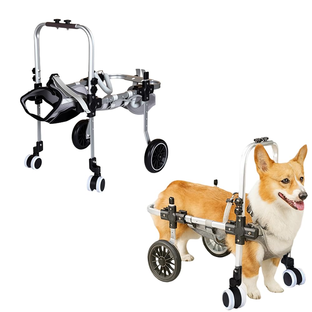 Amazon.co.jp: 犬用車椅子 四輪 軽量 安定設計 歩行補助 ペット
