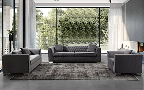 Cambridge Contemporary Sofa, Dark Gray #TOP2