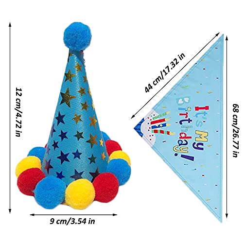 Set Cappello e Bandana per Cane, Cappello