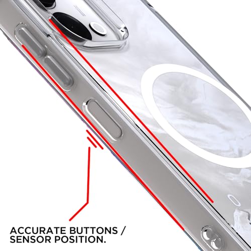 Image of Pikkme Back Cover for Vivo Y11 5G Mag-Safe Shockproof PC + TPU Protective Case Magnetic Support Bumper Case (Transparent Mag-Safe)