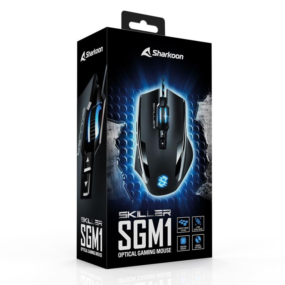 Sharkoon Skiller SGM1 Souris Gaming Noir