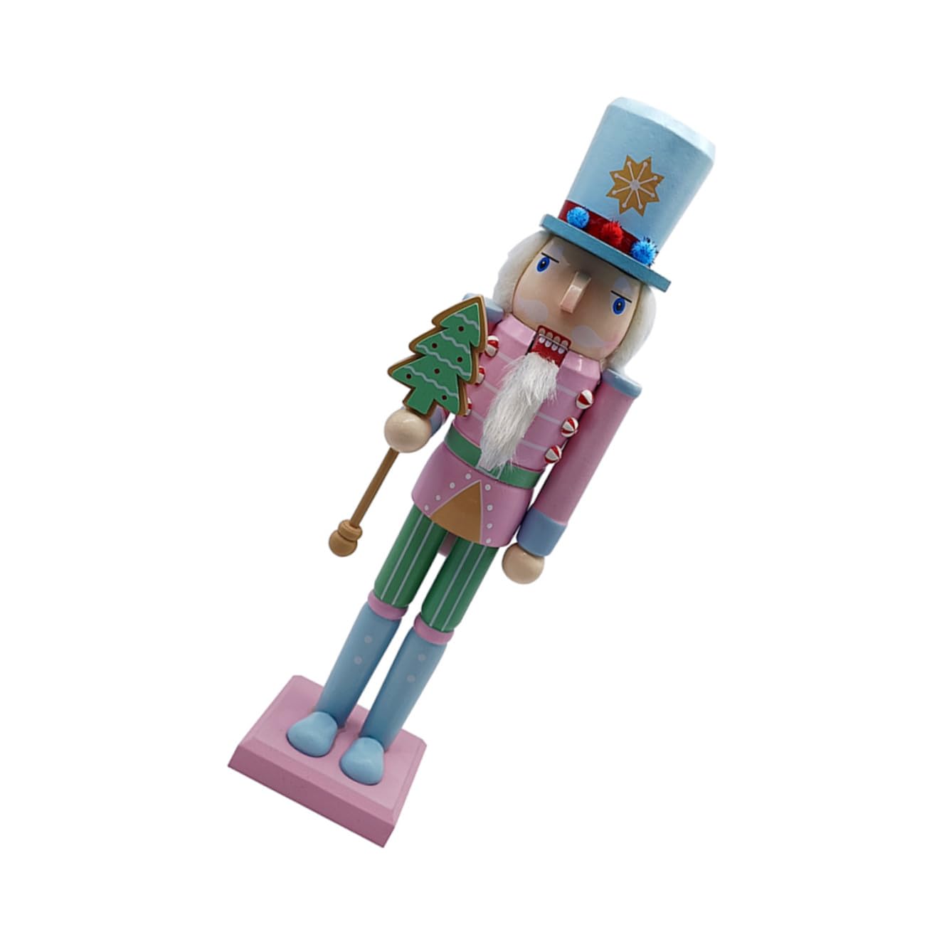 Nussknacker-Soldat-Ornament Traditionelle Hölzerne Figur Dekoratives Sammlerstück Für Weihnachten Handbemalt Passt Kaminsims Regal Oder Schreibtisch