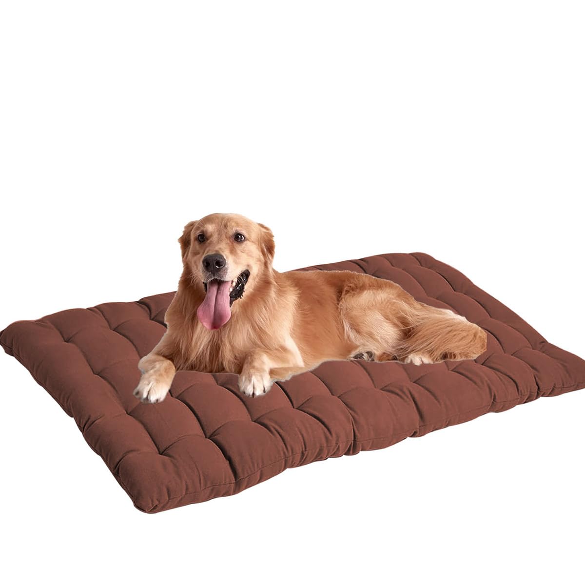 Lit épais pour chien XXL anti-anxiété et lavable pour grand panier