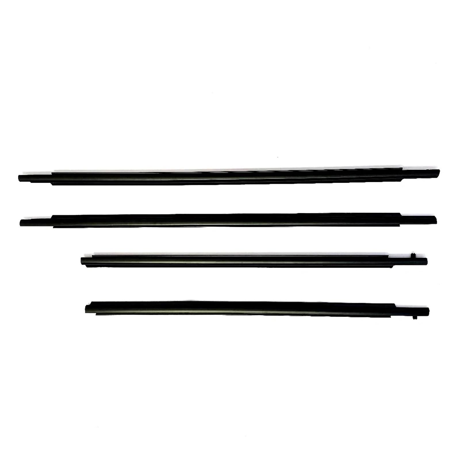 Syxlsjw 4Pcs Sealing Strip Car Window Weatherstrip Glass Black Rubber Waterproof Sealing Strips For Toyota For Estima/Previa 2.4/3.5 Acr50 Gsr50