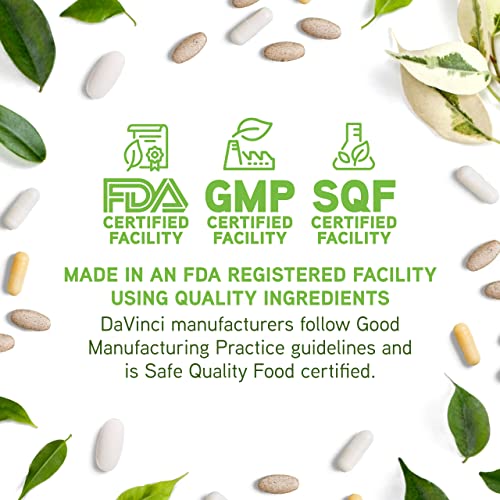 Davinci Labs Mega Probiotic Nd 50 - Non-Dairy Probiotic Supplement With Prebiotic To Support Digestive Health And Immune System - With Nondairy Probiotic Complex - Gluten-Free - 60 Vegetarian Capsules #TOP5