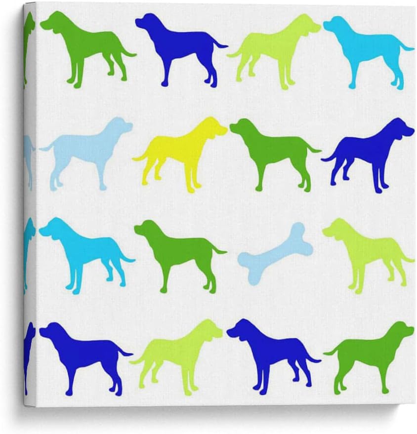 Canvas Lab | Animal Sudoku in Blue III by Chariklia Zarris | 23 x 23 in | Fine Art Framed Print, Frame Color: Black, With Mat | Animals, Kids, Nature, Sports and games