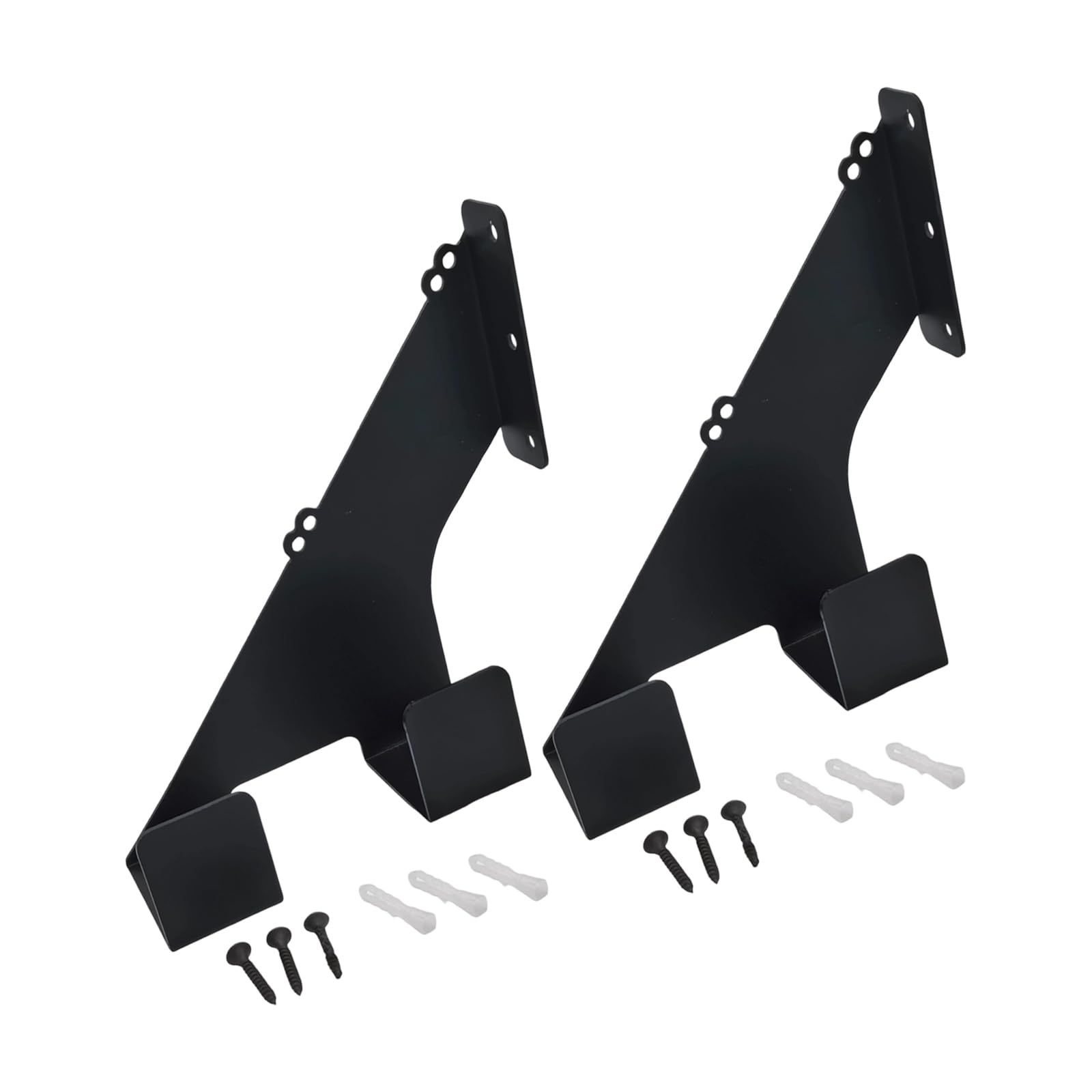 Laikoutd 2Pcs Duty Load Bearing Chainsaw Hanger Hook 180Lbs Vertical Horizontal Use For Tool Shed Rust Space Efficient For Shed Tool Organization