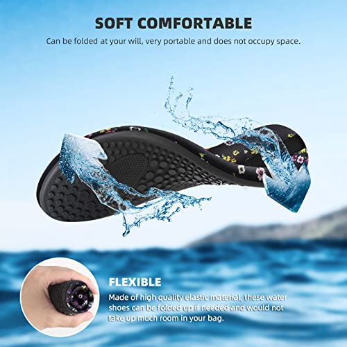 image for ATHMILE Water Shoes for Women Men Quick-Dry Aqua Socks Swim Beach Bare