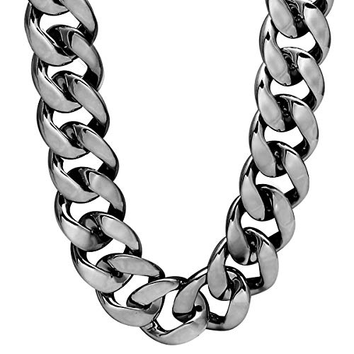 Collier chaîne gros maillons style hip hop pour affirmer votre look urbain en festival