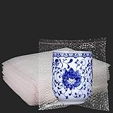 Eyluck 20PCS Self-Seal Bubble Pouch Protective Wrap,Clear Bubble Protective Wrap Bags, Bubble Double