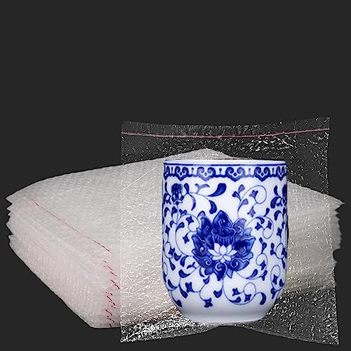 Eyluck 20Pcs Self-Seal Bubble Pouch Protective Wrap,Clear Bubble Protective Wrap Bags, Bubble Double Walled Cushioning Pouch For Moving, Quick Bubble Cushioning Wrap Protective Bags For Shipping Packing Fragile /Dishes/Electronic Items #TOP4