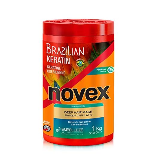 Novex Queratina Brasileña, Mascarilla Capilar 1 kg