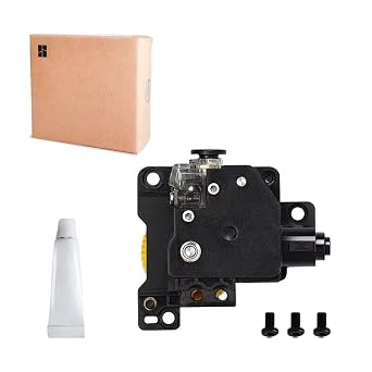 Bamboo Lab Original Extruder Unit Hardened Steel Finished Extruder Component Kit for Bambu Lab P1P,P1S 3D Printer P1 Series