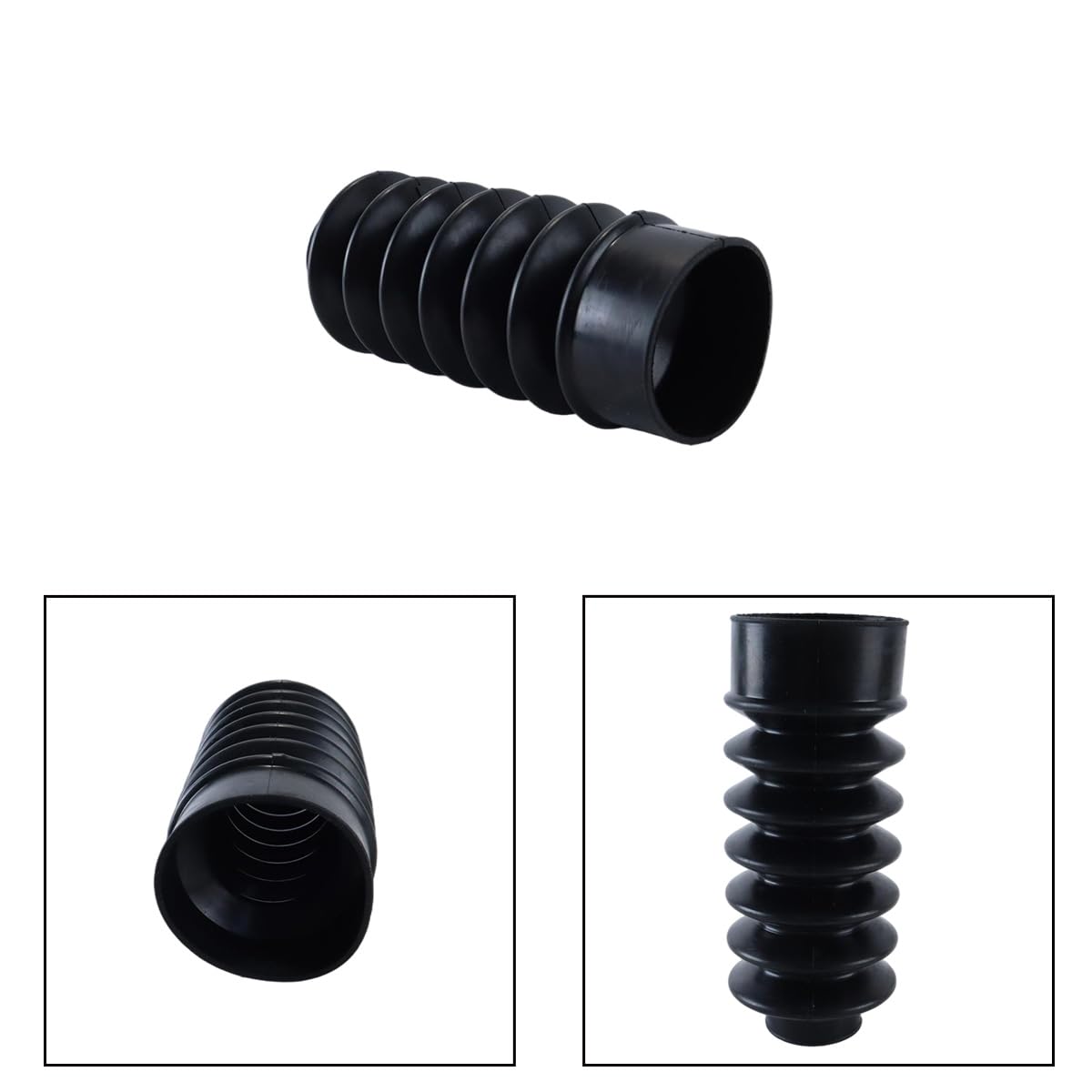 1 paio di soffietti in gomma per forcella da 39 mm - Parapolvere per Harley Dyna FXD Sportster XL