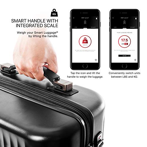 Image of Heys SMARTLUGGAGE Range Silver Color 21 inch Cabin Trolley