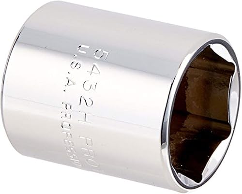 Enchufe de transmisión de 1/2" 1" - 6 puntos