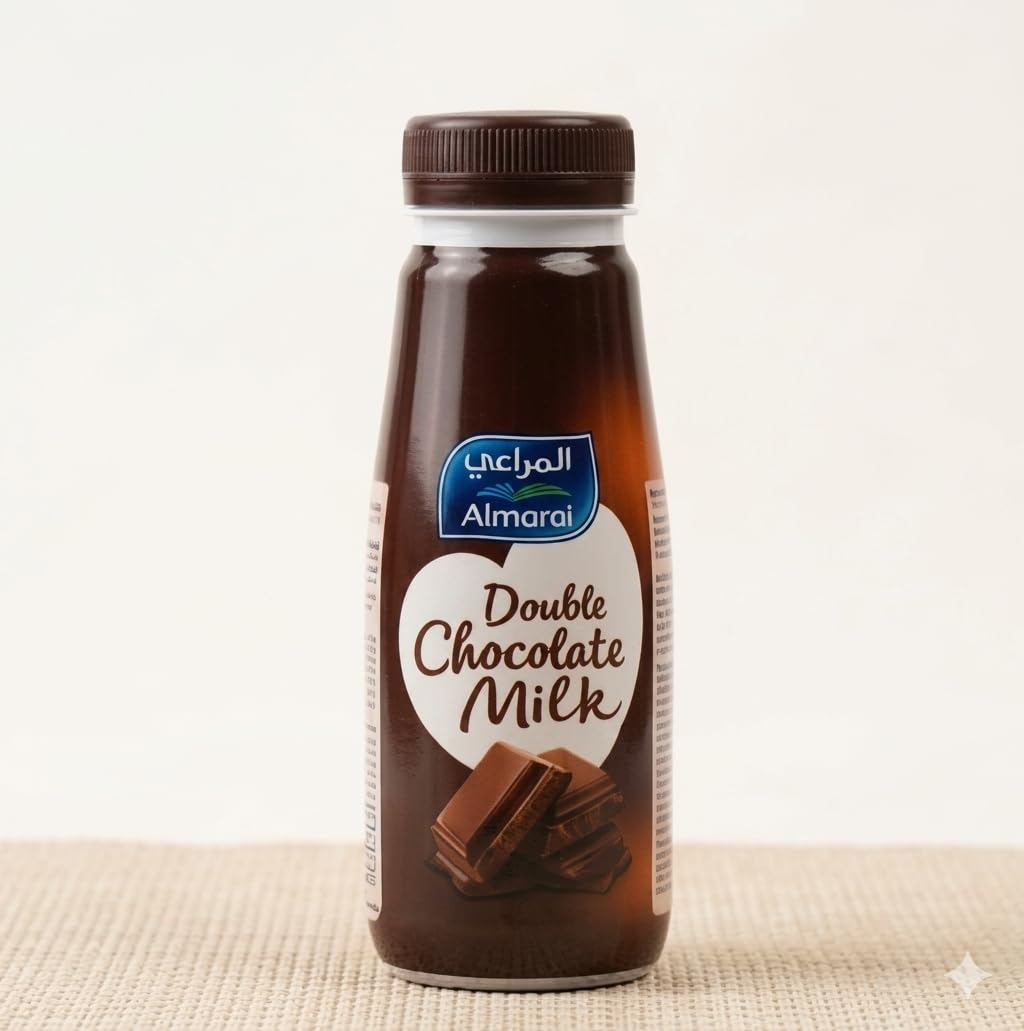 Almarai Double Chocolate Milk, Liquid Form, By febora, Fresh Cow's Milk, 225ml-image-15
