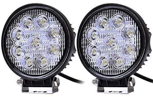 2 X 27W FARO DA LAVORO LUCE DI PROFONDITA' A LED 27W, 12V 24V LED Lampada Lavoro Offroad Truck Jeep Auto Barca Mining ATV SUV 4WD