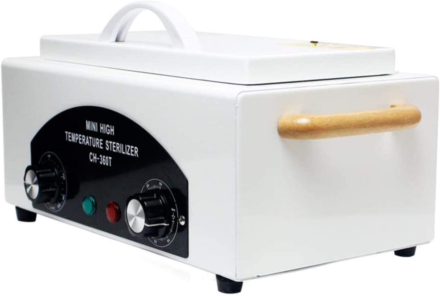 Esterilizable por aire caliente, esterilizador de uñas profesional, caja de esterilizador de alta temperatura para salón, spa, botella portátil, herramienta de esterilización, manicura