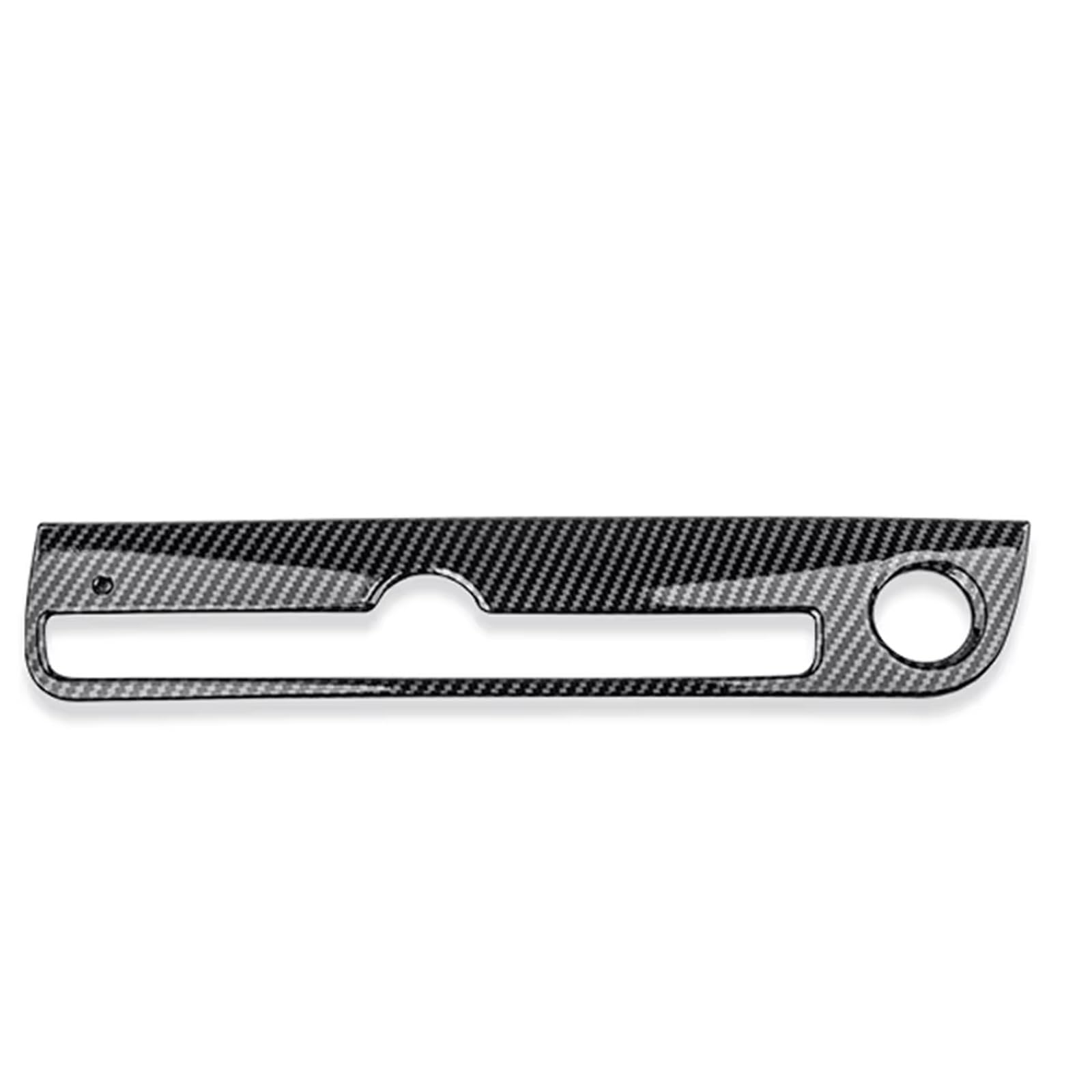 Button Trim Compatible with Hyundai for Elantra CN7/CN7 N One-piece Car Start/Stop Carbon Fiber Textured Button Cover(RHD for Carbon Fiber)