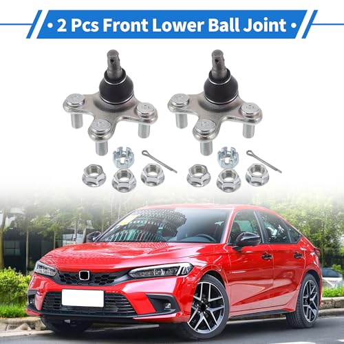 INFINAUTO 2 Pcs Front Lower Ball Joints for Honda Civic 2017-2021 K500415 by INFINAUTO - Used condition - Image 3