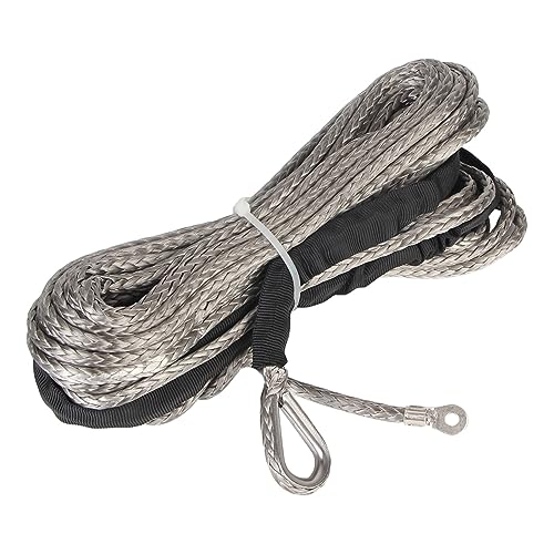 Cuerda de remolque sintética 1/4 para cable de cabrestante 7700 libras apta para ATV UTV y 4x4