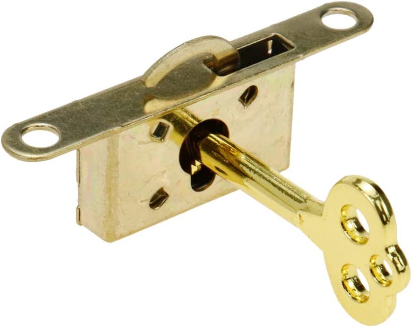 Golden Mini Box Locks Mortise Locks Wooden Box Locks Jewelry Box Lock Golden Keyhole Locks Furniture Locks with Keys & Mounting Screws Pack of - (1)-picture-15