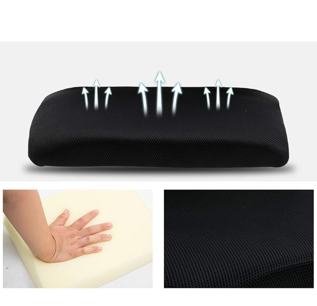 Sedia da Ufficio Ergonomica con Supporto Lombare, con Braccioli regolabili, Regolazione in Altezza, Poltrona girevole con ruote e rete traspirante – Nera - HLD-1809