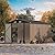 Patiowell 8x10 FT Outdoor Storage Shed, Large Garden Tool Metal Shed with Sloping Roof and Double Lockable Door, Outdoor Shed for Backyard Garden Patio Lawn, Brown