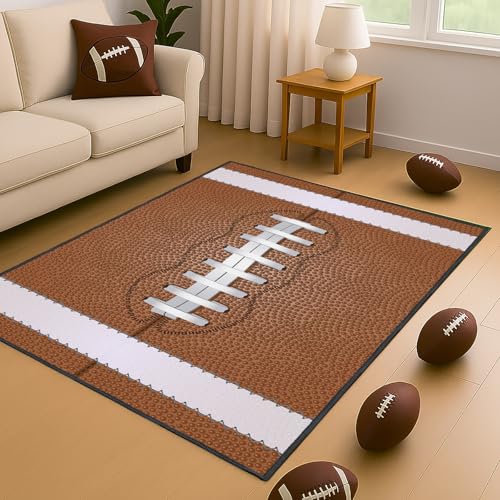 Tapete decorativo fútbol 3'x5' antideslizante miniatura 4