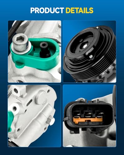 Image of PHILTOP 178305 NEW Air Conditioner AC Compressor with Clutch for Kia Sportage 2011 2012 2013 2014 2015 2016, Tucson 2010 2011 2012 2013,Tucson 2014 2015 2.4L, 1177305 Air Conditioning Compressor