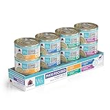 Weruva Wx Phos Focused, Pate & Gravy Formulas Variety Pack, 3oz Can (Pack of 12)