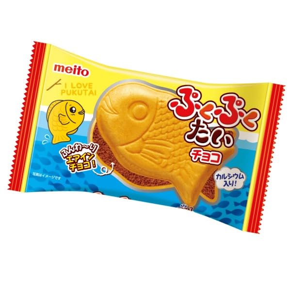 Amazon | 名糖産業 ぷくぷくたい エアインチョコ（5個） Smile菓彩