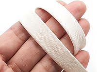 Vista 10 de CRAFTMEMORE Cinta al bies de doble pliegue de 1/2 pulgada, de lino y algodón, hecha en Japón, cinta de encuadernación para costura, dobladillo