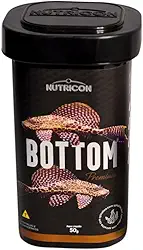 Nutricon: Ração Bottom 50g | Alimento Extrusado com Novo Formato que Afunda | Para Peixes e Invertebrados de Fundo